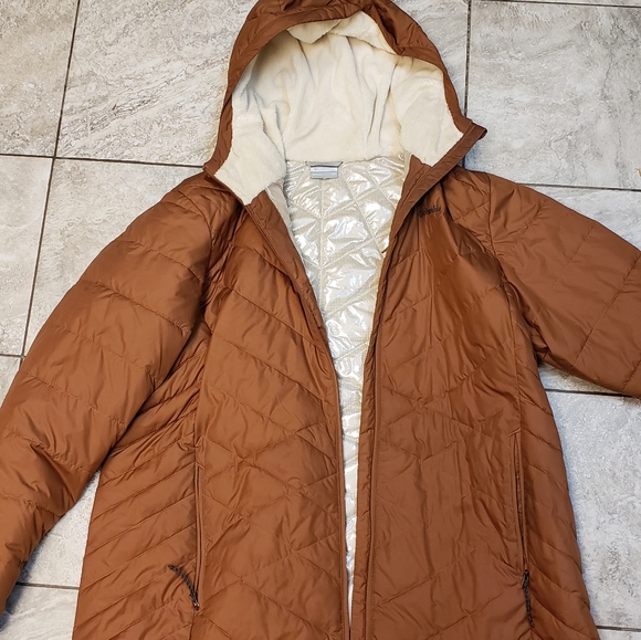 Columbia Jackets & Blazers - Columbia heavenly jacket camel 2x